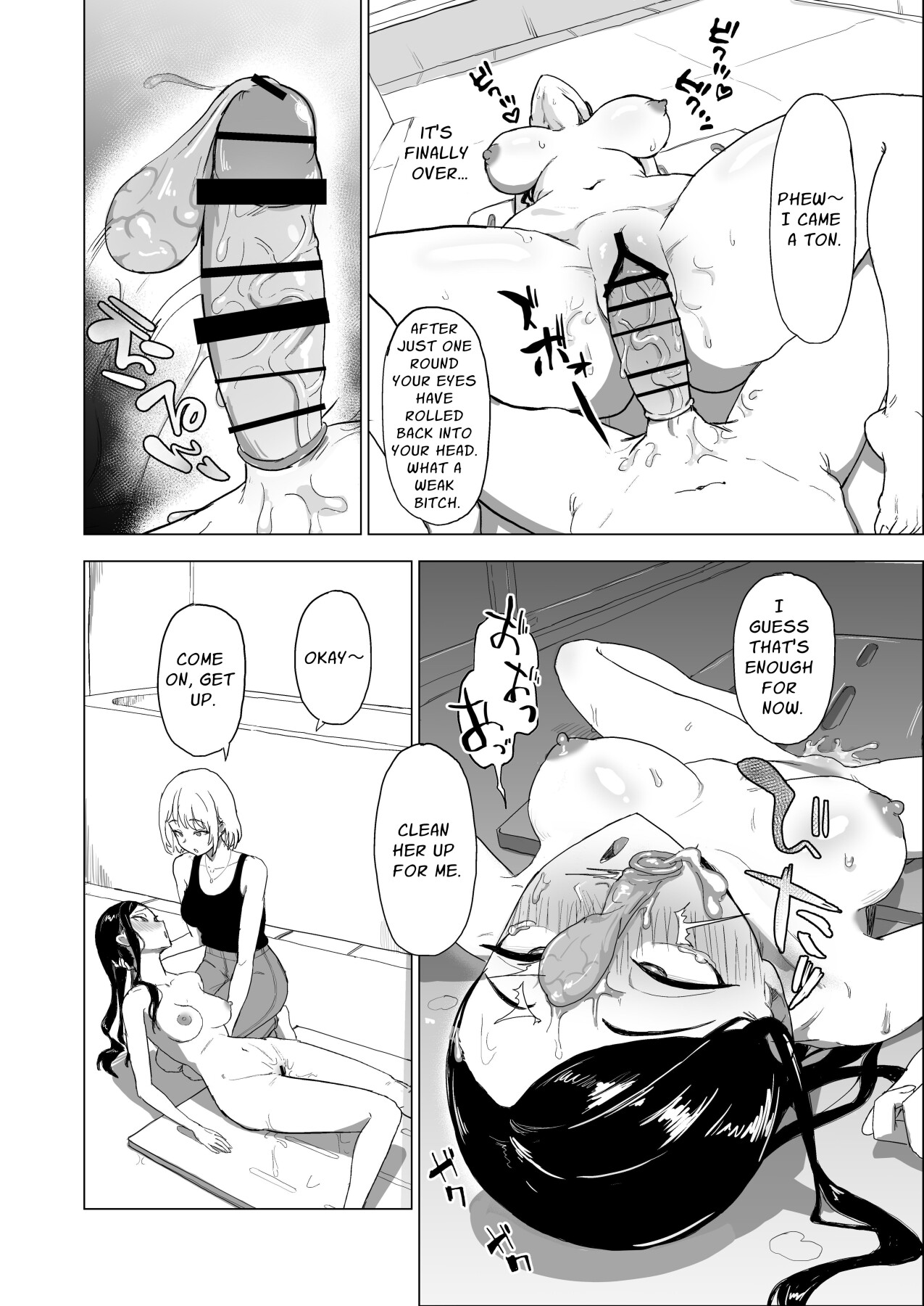 Hentai Manga Comic-Let's Make Our Brother's Girlfriend Do Some Masochistic Play-Read-26
